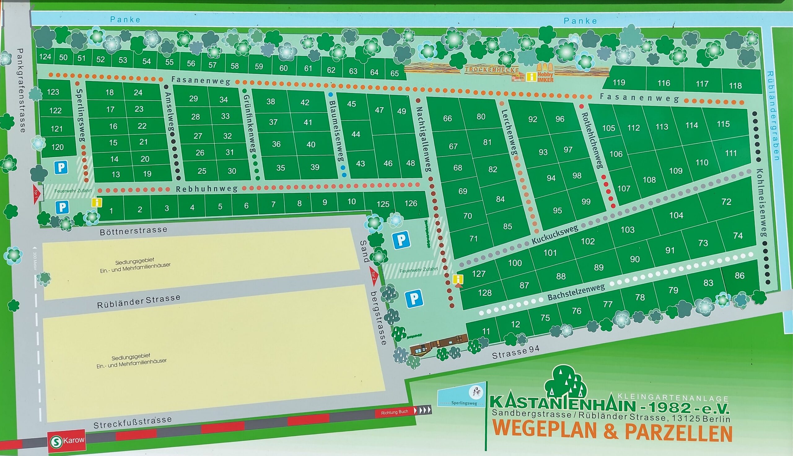 KGA Kastanienhain Lageplan